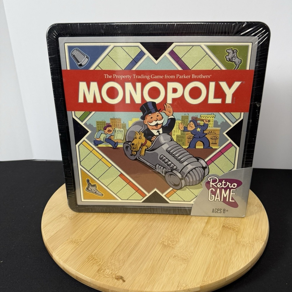 Monopoly Retro Game Edition 2008 Board Game Parker Brothers New Sealed